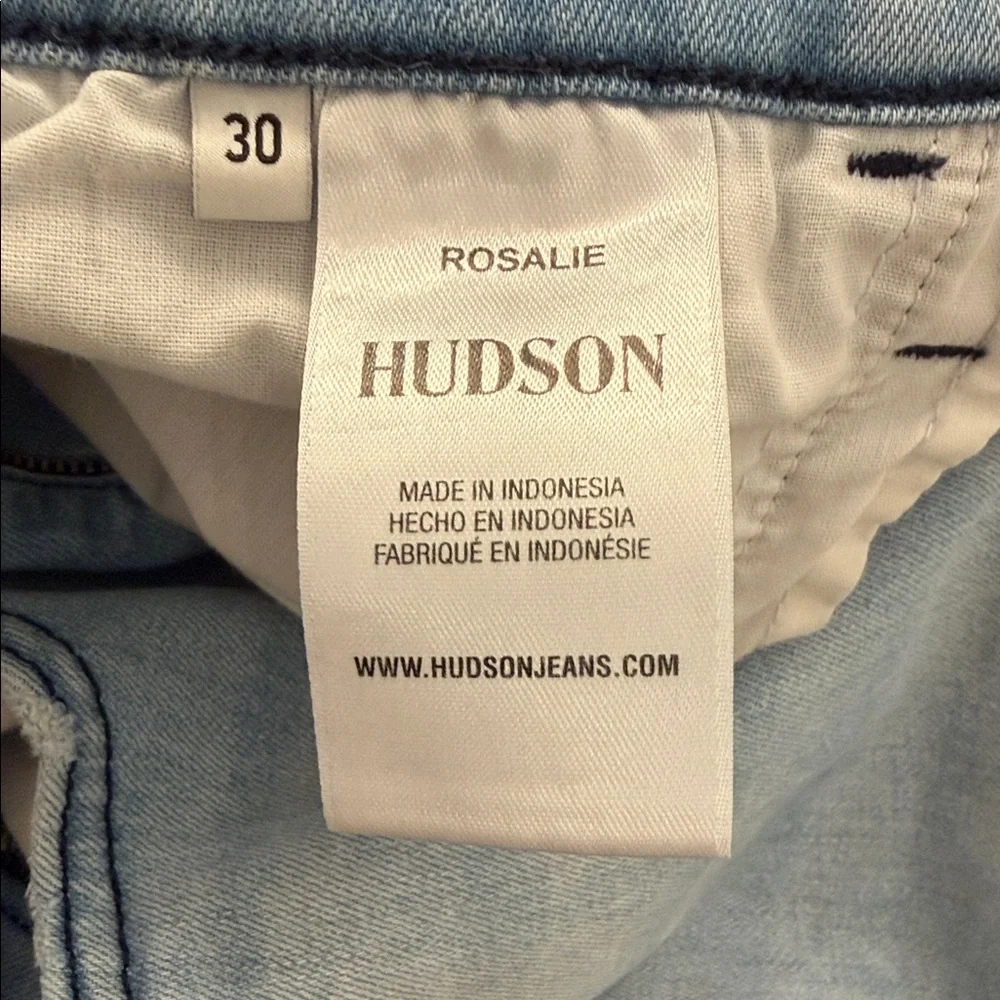 Hudson Jeans Sky Blue Wide Leg Denim - Picture 4 of 5